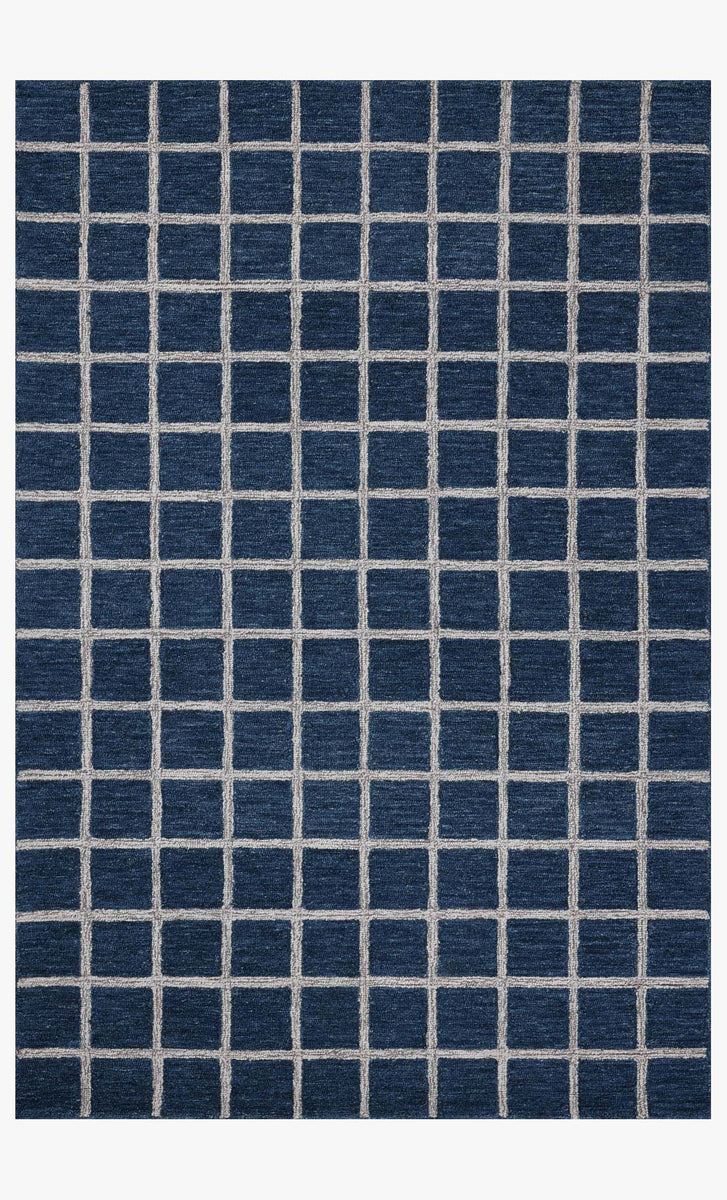 POL-05 CJ NAVY / SILVER | Loloi Rugs