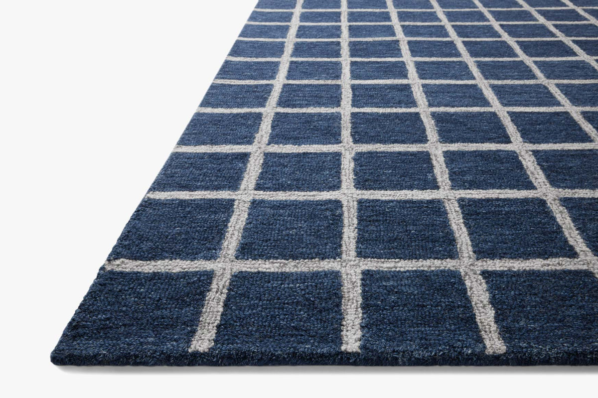 POL-05 CJ NAVY / SILVER | Loloi Rugs