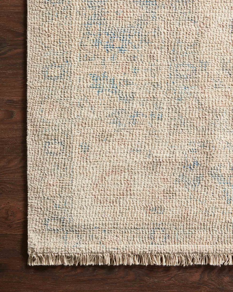 PRY-05 NATURAL / BLUE | Loloi Rugs