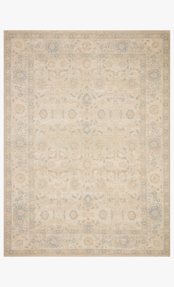 PRY-05 NATURAL / BLUE | Loloi Rugs