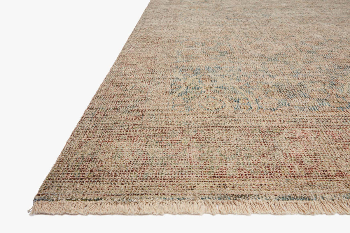 PRY-06 DENIM / RUST | Loloi Rugs