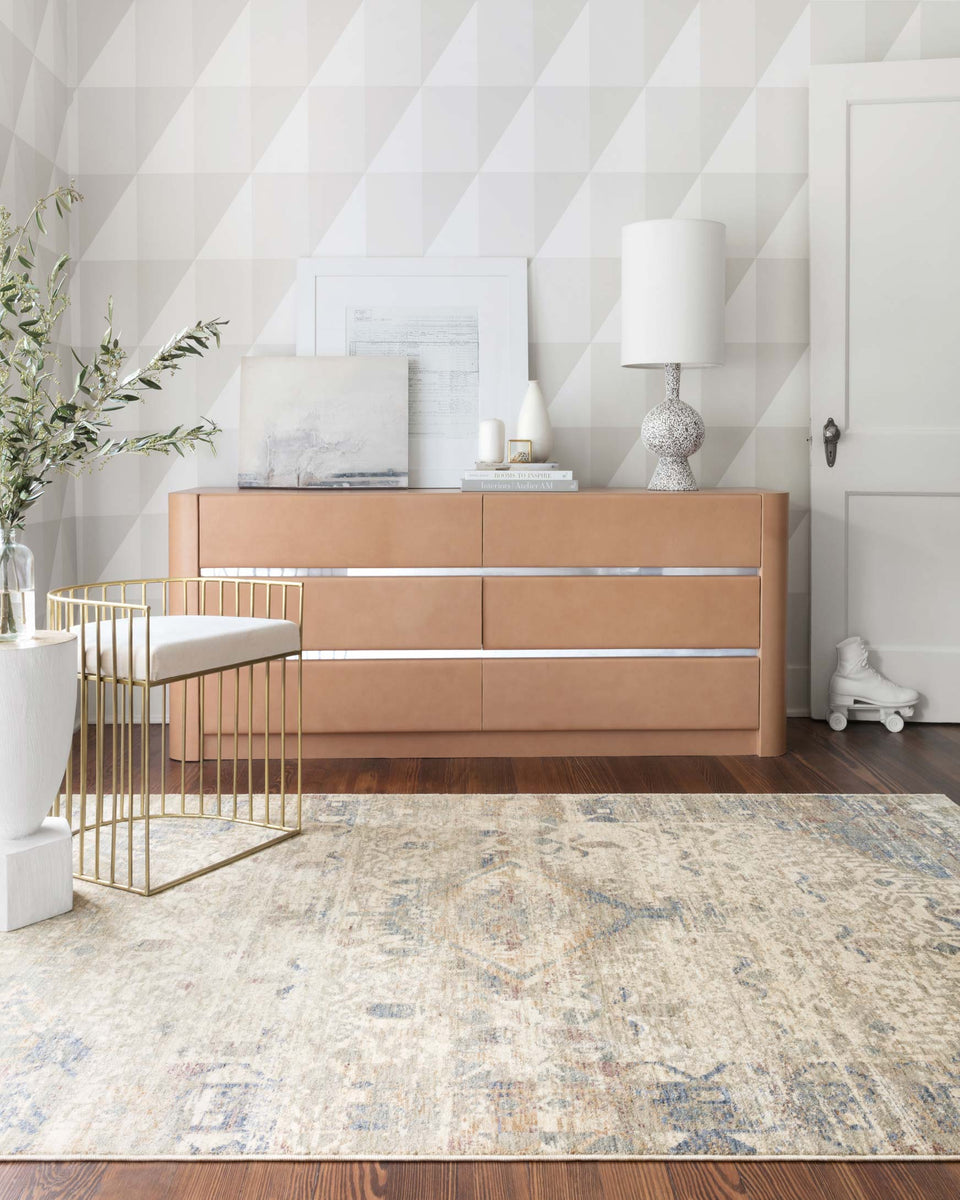 REV-06 IVORY / BLUE | Loloi Rugs