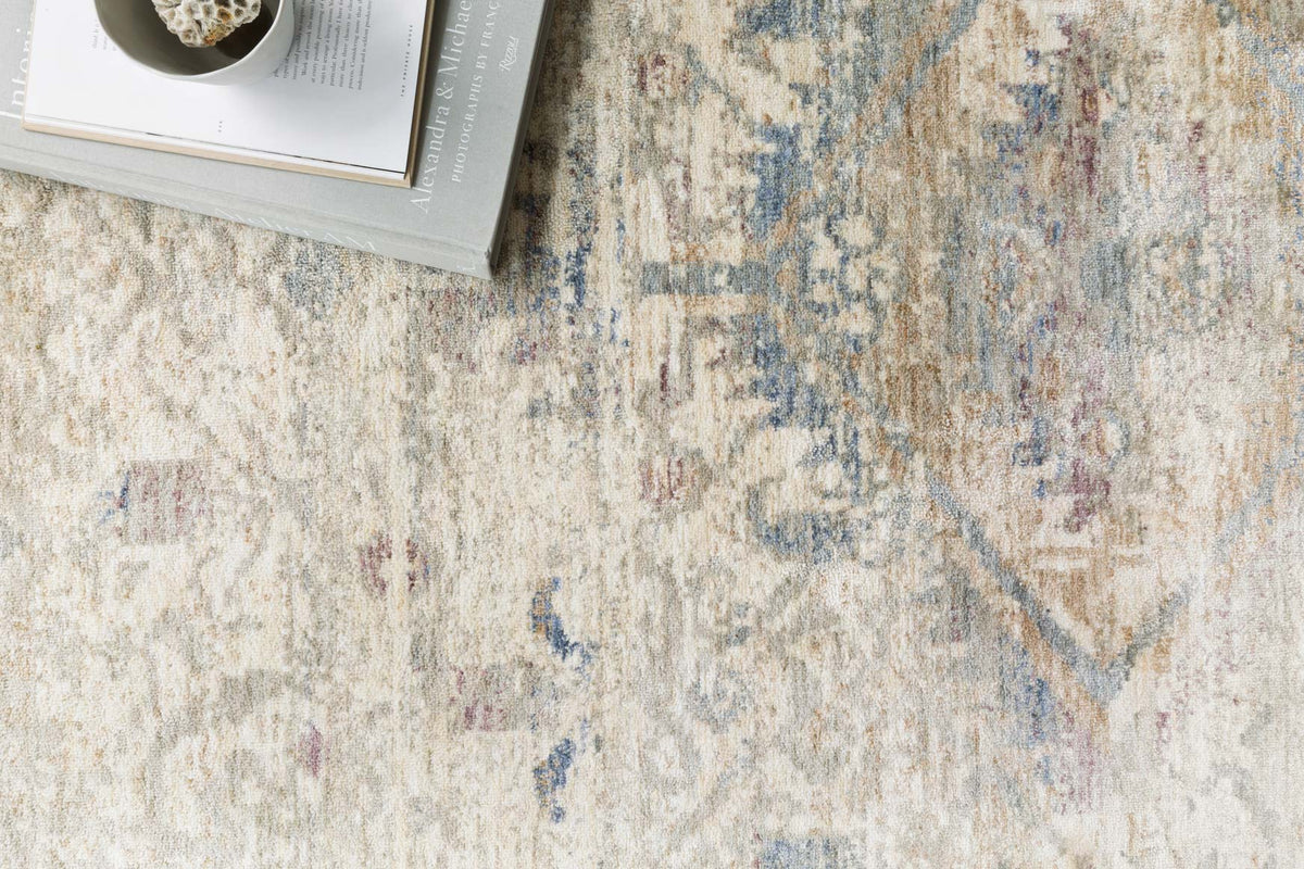 REV-06 IVORY / BLUE | Loloi Rugs