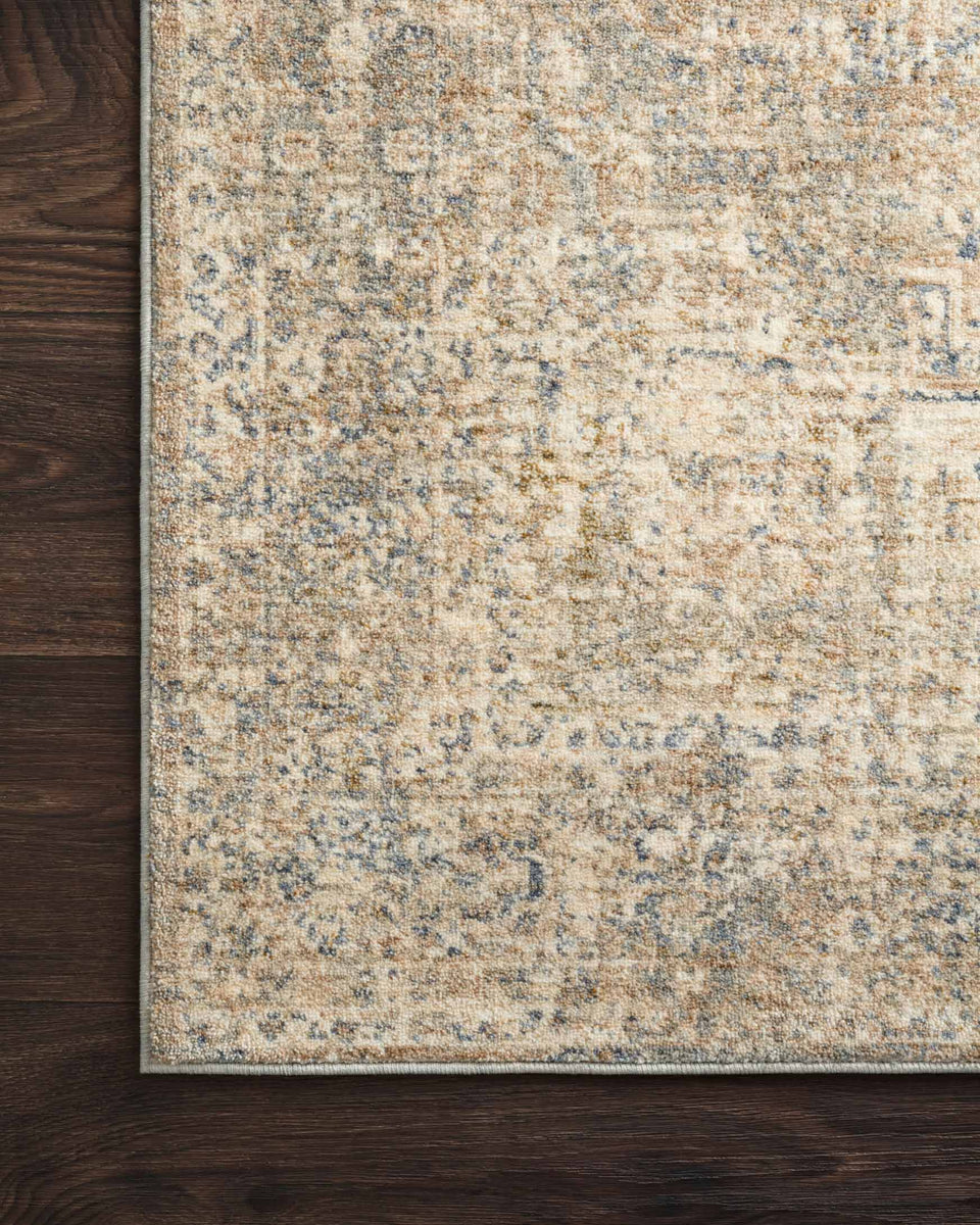ゆりいろ REV-08 GRANITE / BLUE | Loloi Rugs