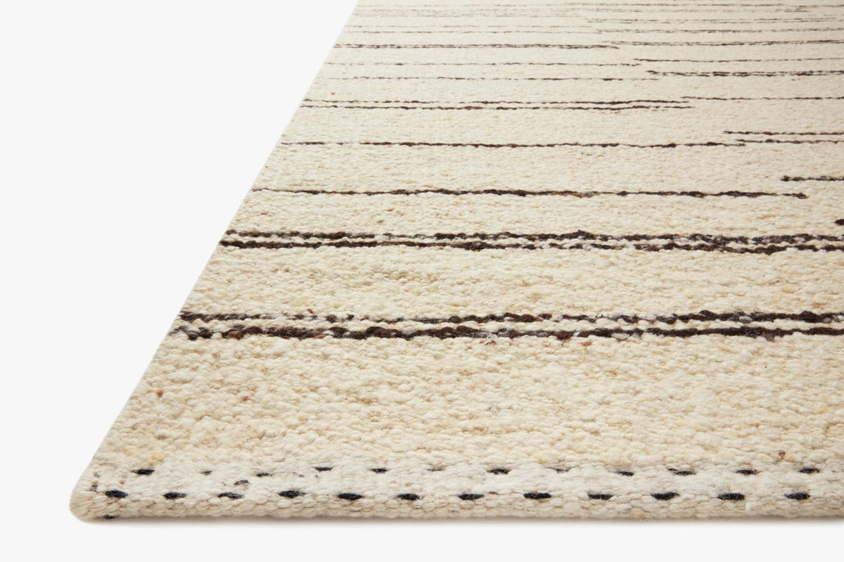 ROM-04 NATURAL / CHARCOAL | Loloi Rugs