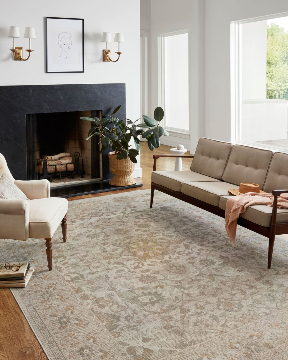 ROE-02 CJ IVORY / NATURAL | Loloi Rugs