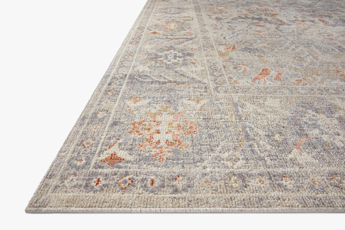 ROE-05 CJ OATMEAL / LAVENDER | Loloi Rugs