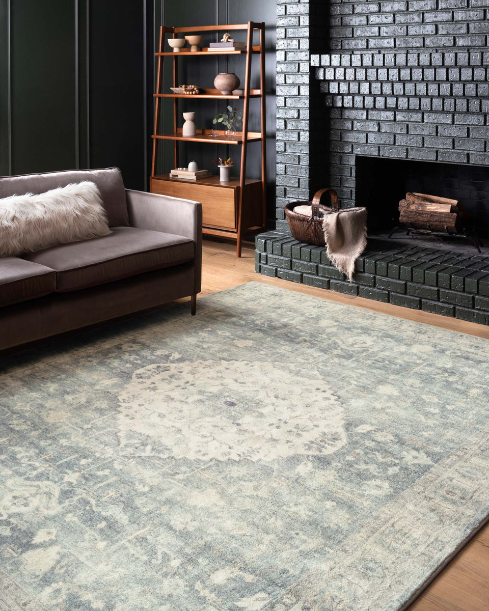 ROS-07 DENIM / FOG | Loloi Rugs