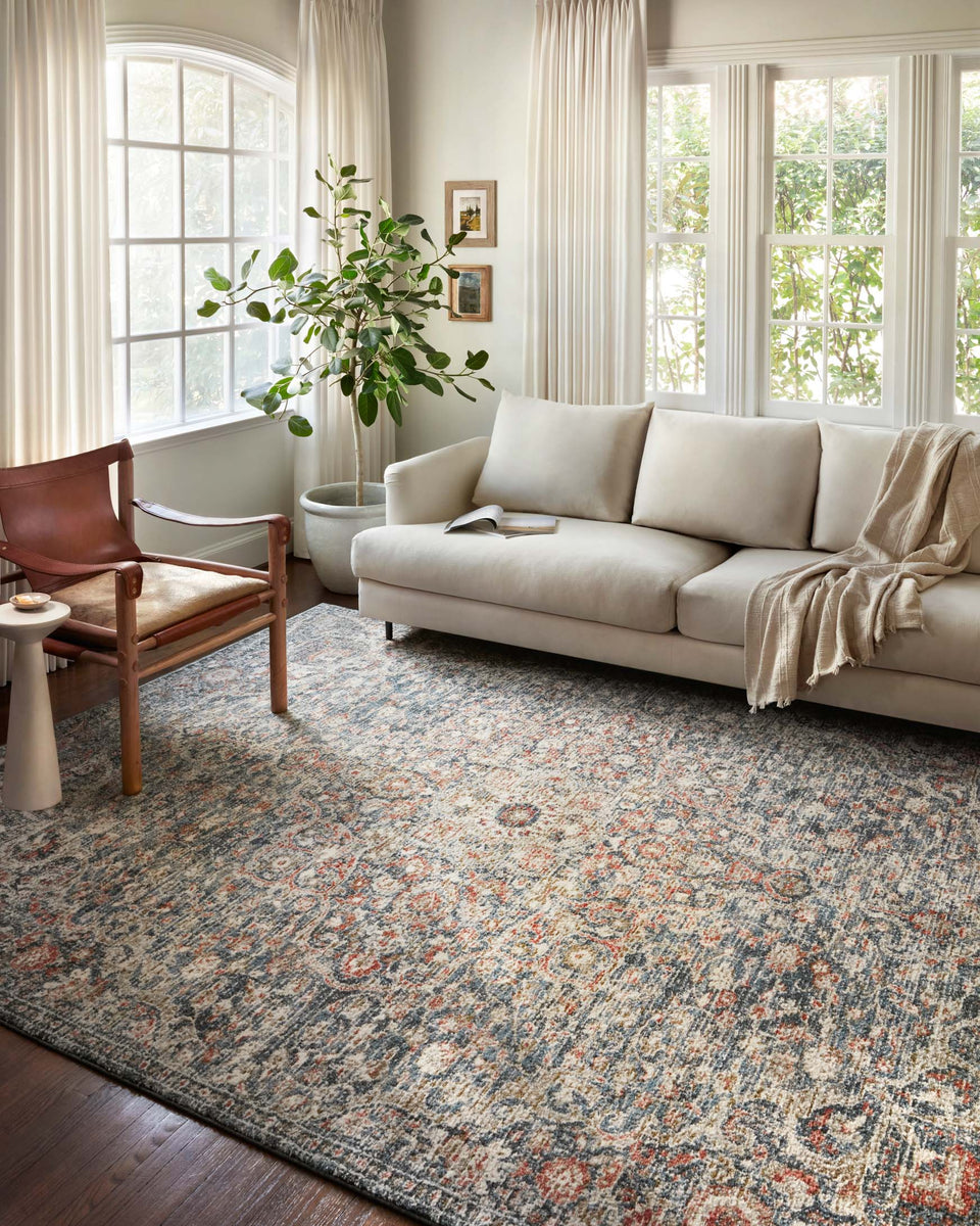 SAB-02 BLUE / SPICE | Loloi Rugs
