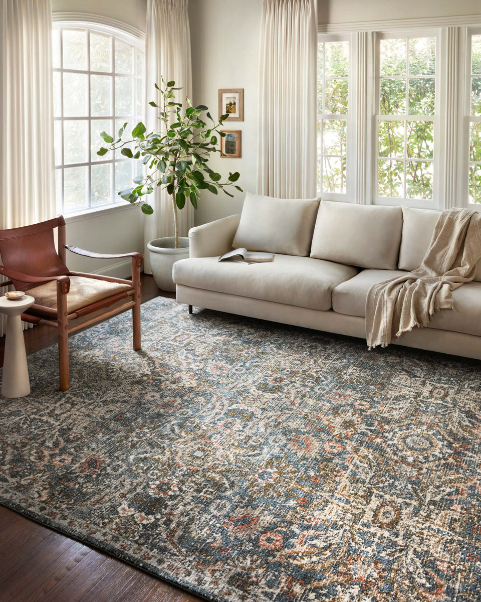 SAB-04 BLUE / SAND | Loloi Rugs