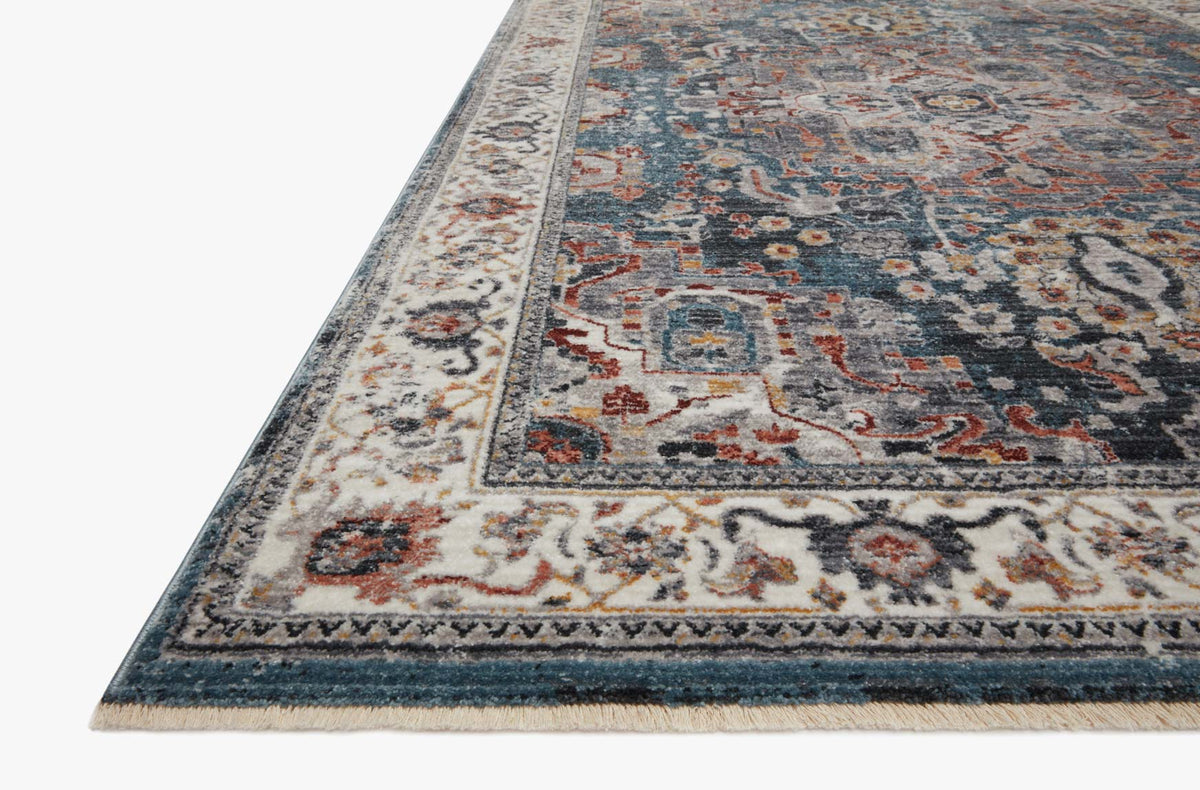 SAM-04 SLATE / MULTI | Loloi Rugs