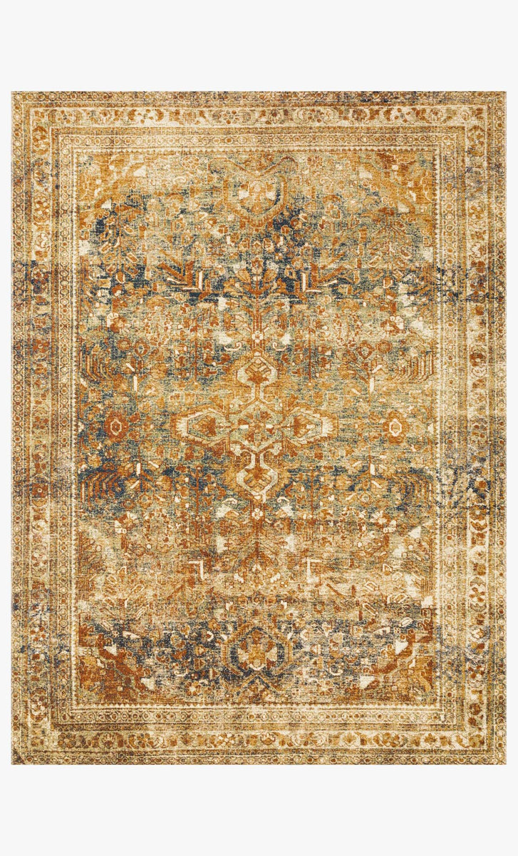 SEB-04 LAGOON / SPICE | Loloi Rugs