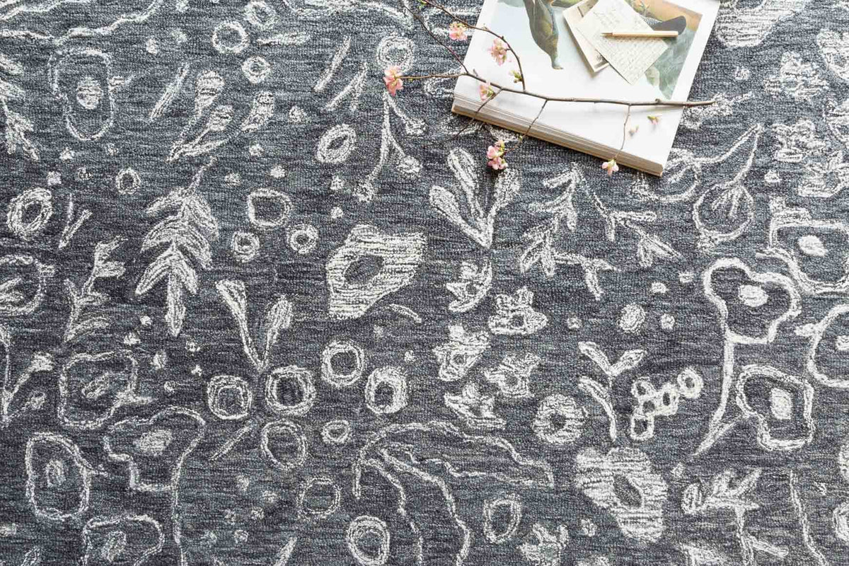 TAP-01 RP CHARCOAL | Loloi Rugs