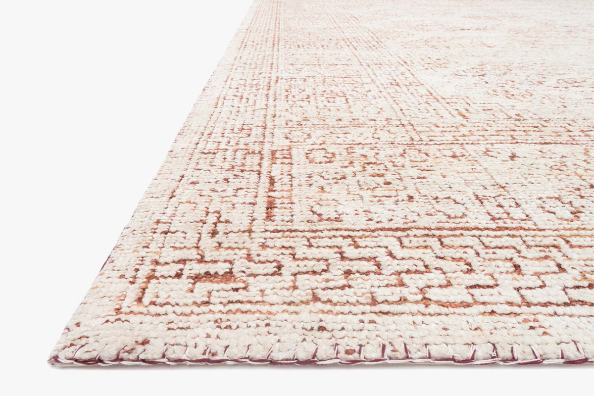 VQ-01 WHITE / PERSIMMON | Loloi Rugs
