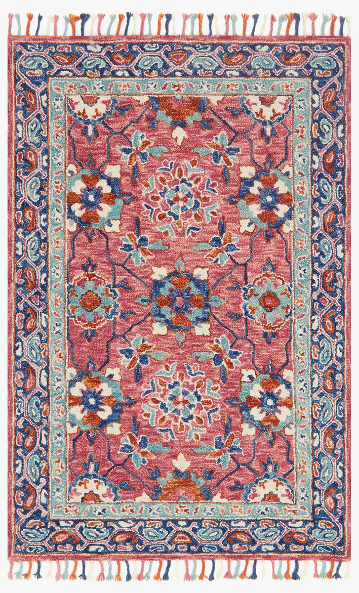 ZR-03 ROSE / DENIM | Loloi Rugs