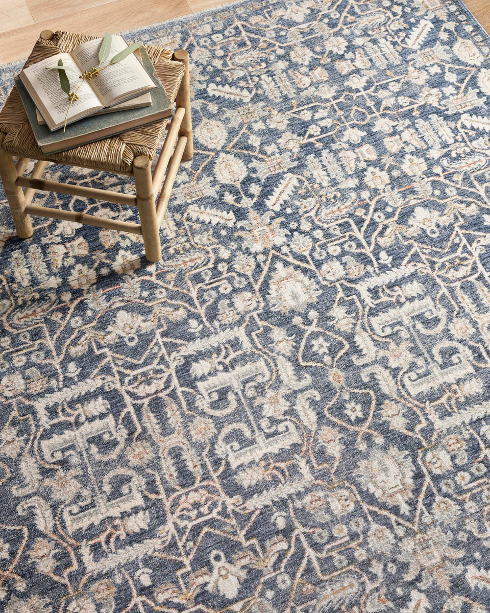 ZUM-02 AL BLUE / IVORY | Loloi Rugs
