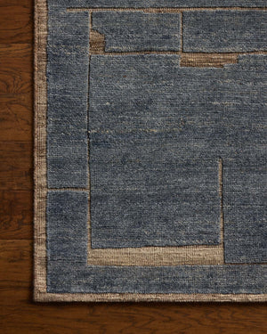 BEC-03 BIRCH / DENIM | Loloi Rugs