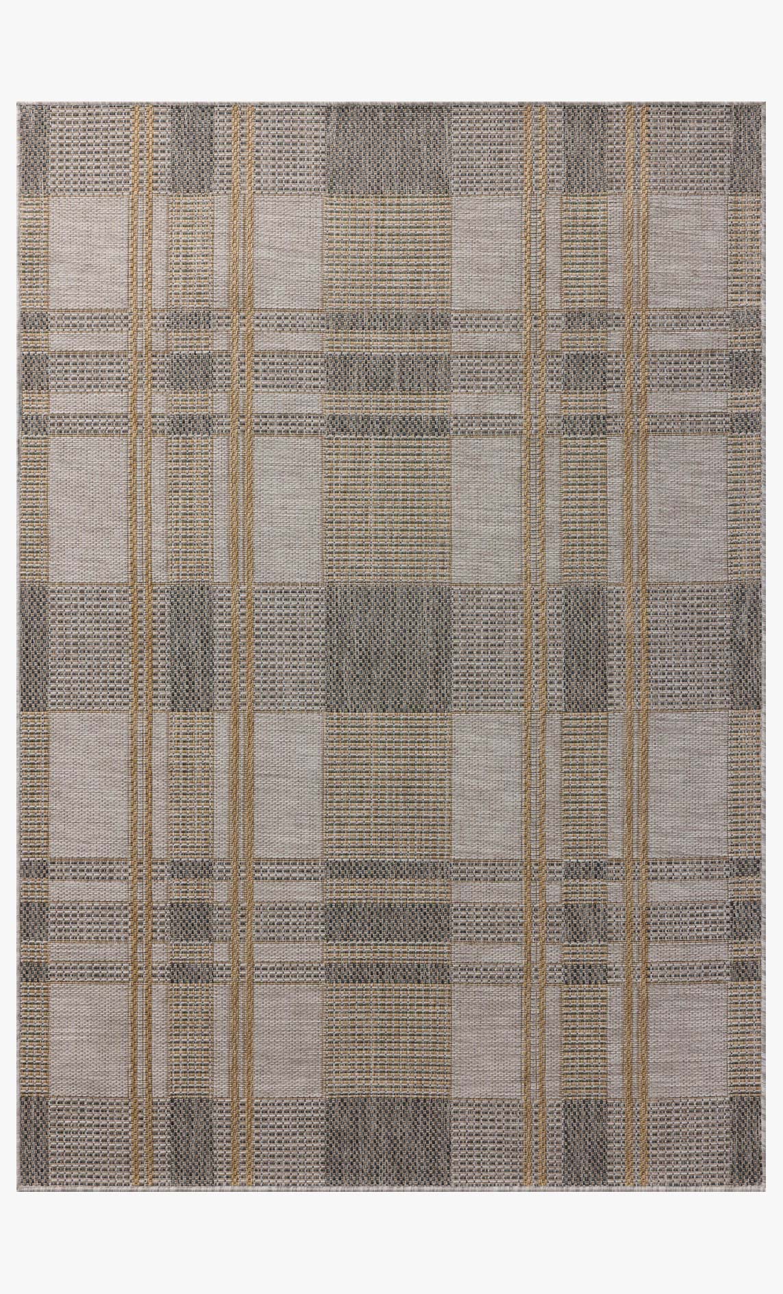 BIR-05 BONE / GOLD & Loloi Rugs