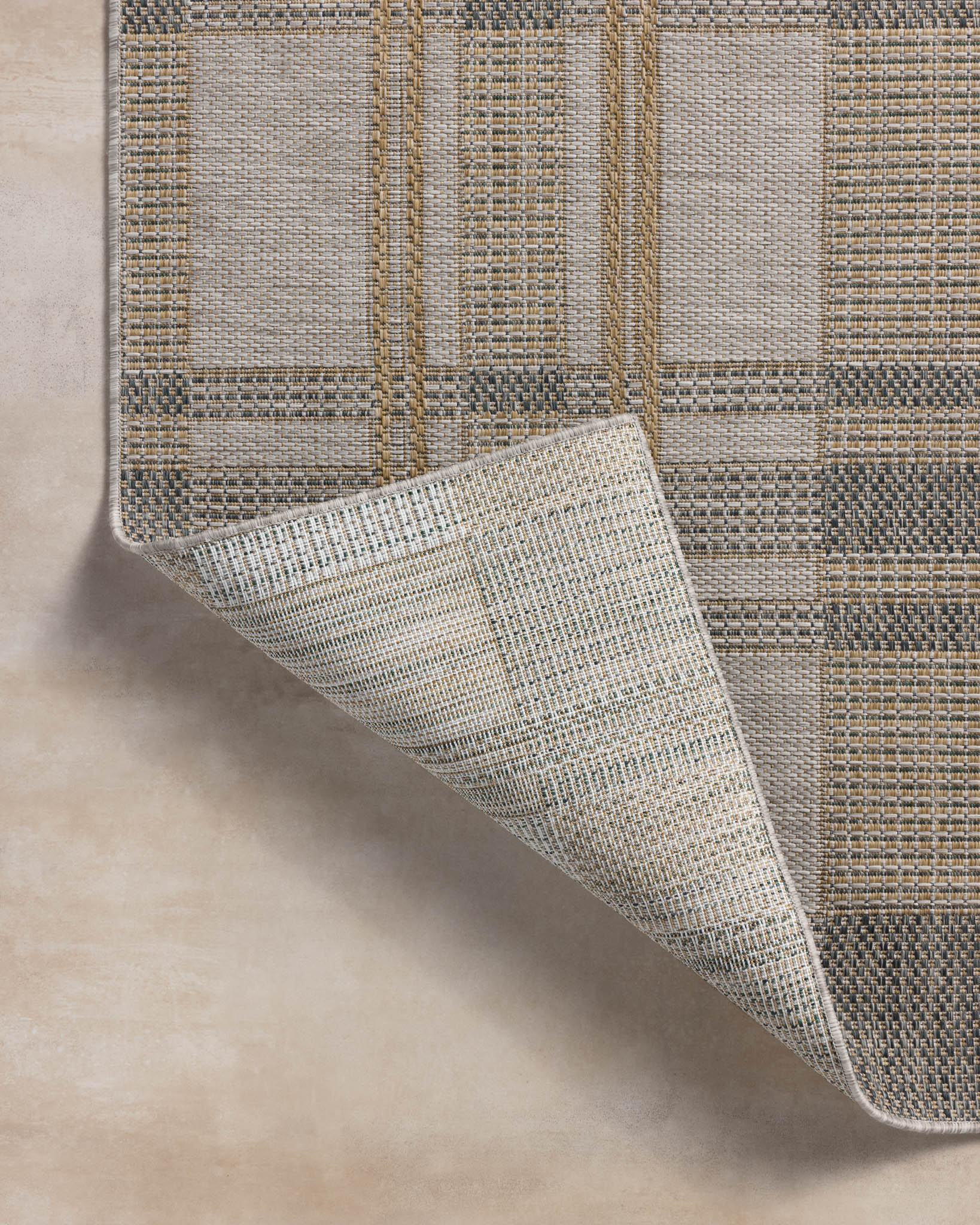 BIR-05 BONE / GOLD & Loloi Rugs