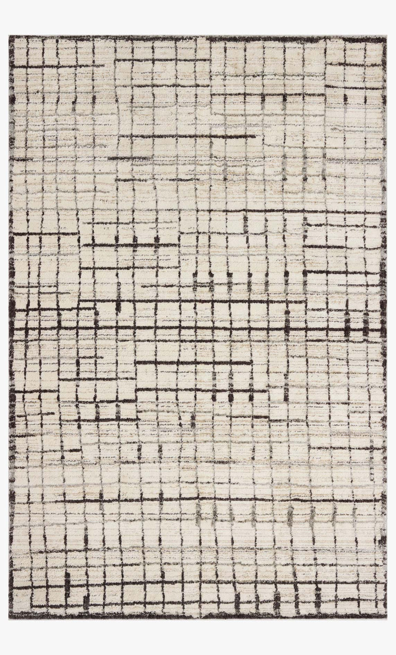 BLE-01 - JM IVORY / CHARCOAL | Loloi Rugs