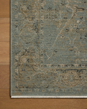 BRR-02 AQUA / OLIVE | Loloi Rugs
