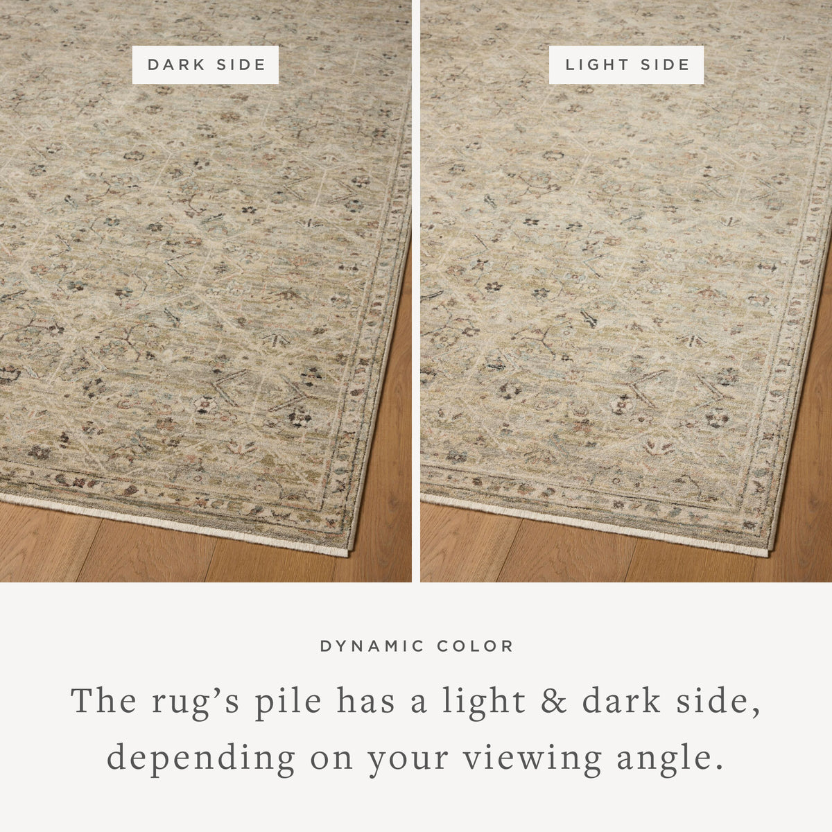 BRR-03 SILVER / MOSS | Loloi Rugs