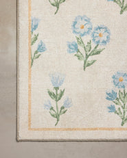 CLO-02 IVORY / LT. BLUE Corner