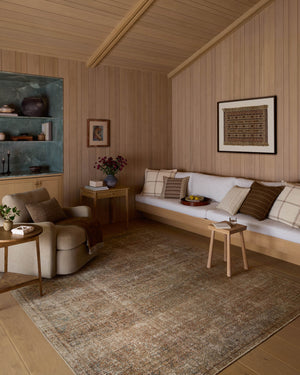 CBR-08 AL OCEAN / BRICK | Loloi Rugs