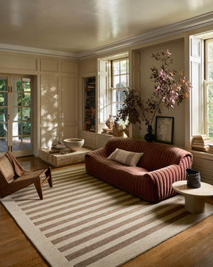 CVN-05 OATMEAL / BARK | Loloi Rugs