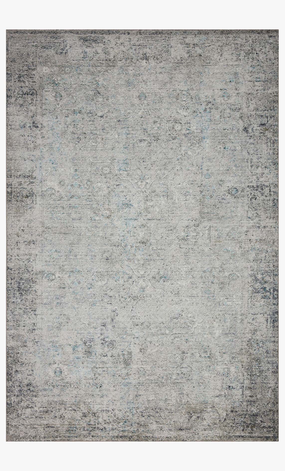 DRI05 IVORY / SILVER & Loloi Rugs