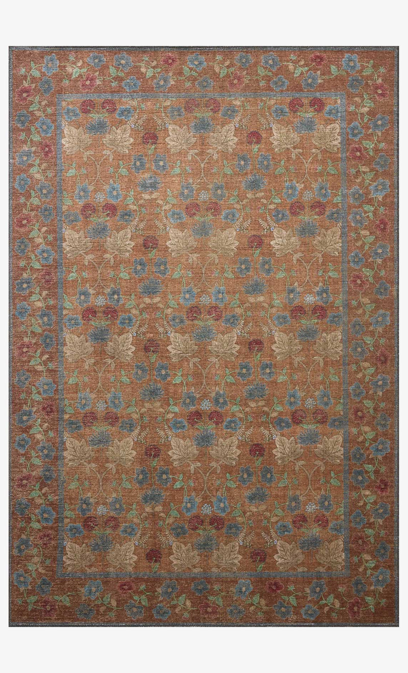 【️OHTJ】Malymoon iLine！ EDN-02 CINNAMON / MULTI | Loloi Rugs