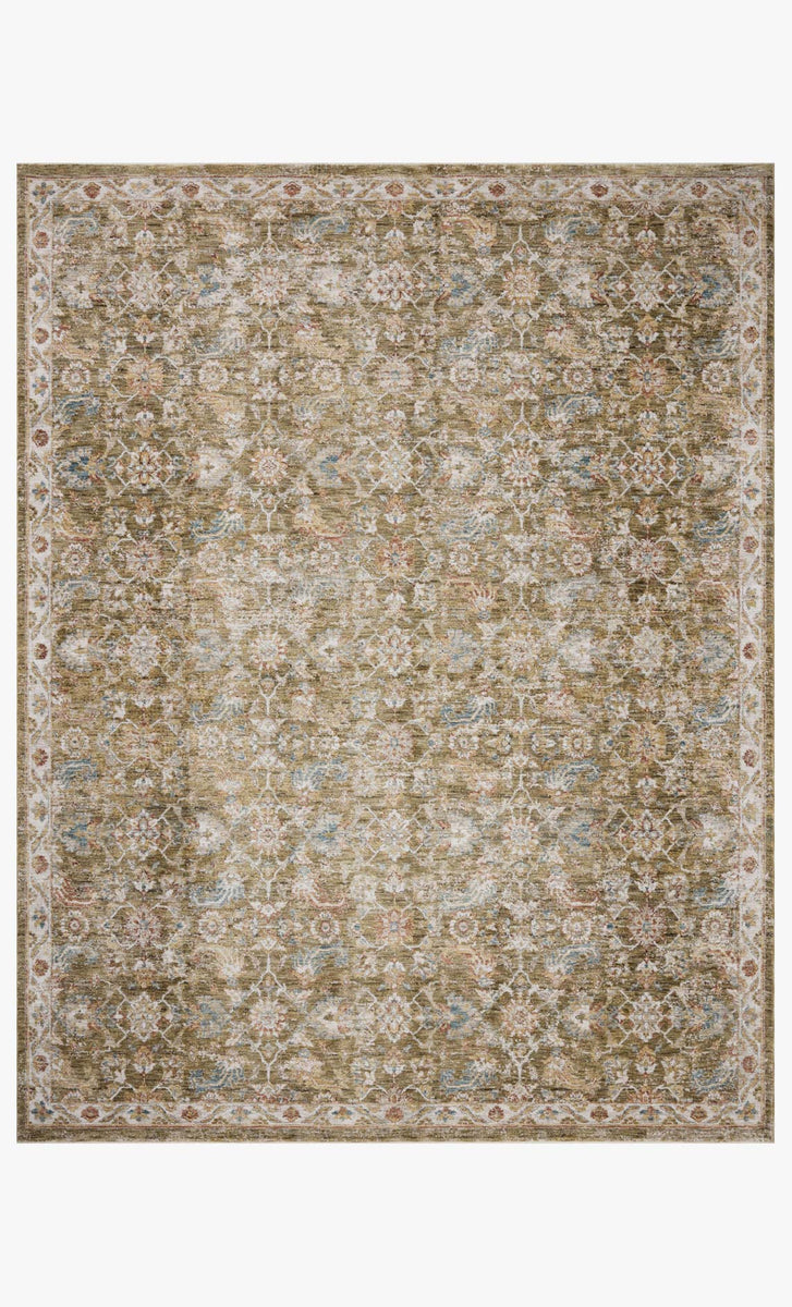 GAA-05 OLIVE / MULTI & Loloi Rugs