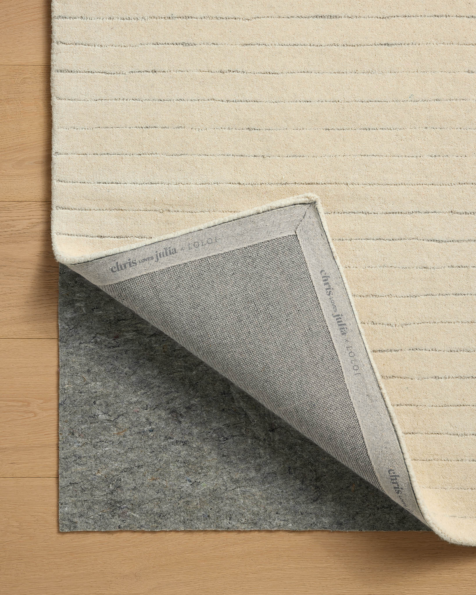 Hey Rug HEY-01 CJ IVORY / DOVE & Loloi Rugs