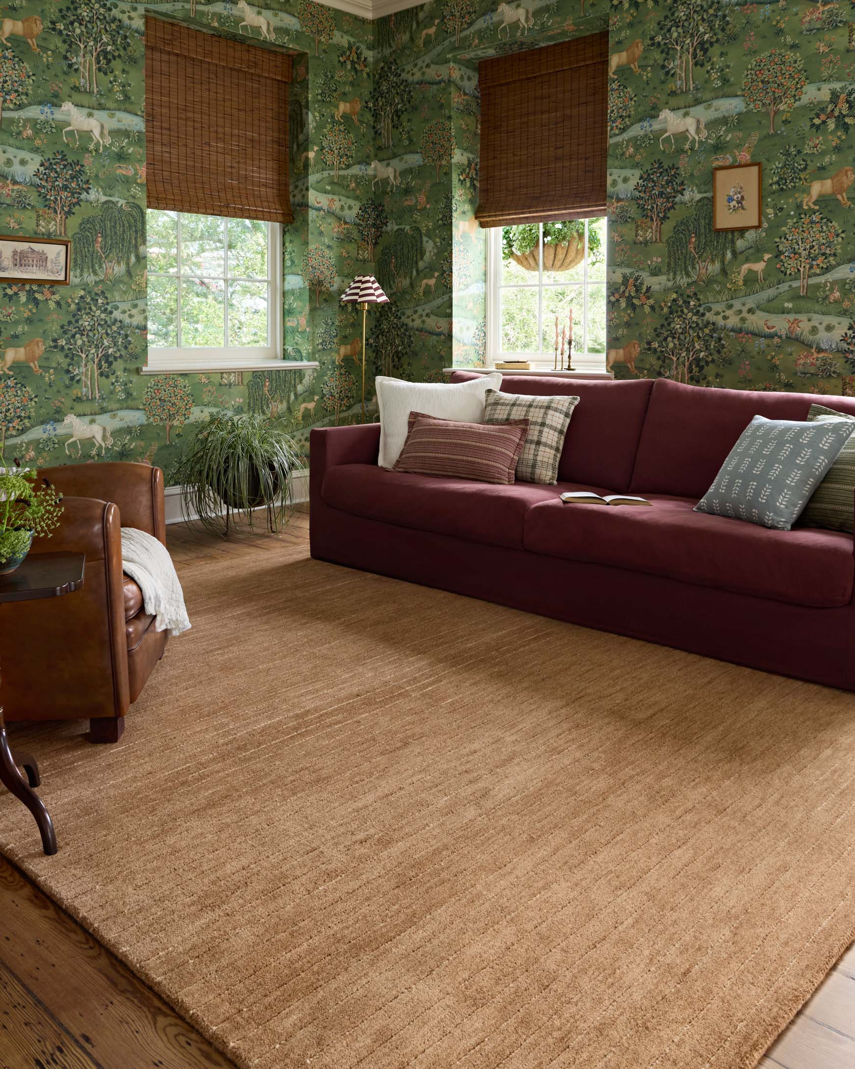 HEY-01 CJ RUST / NATURAL & Loloi Rugs