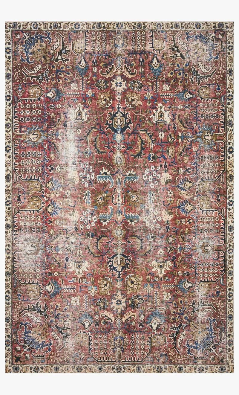 JUL-01 CJ MERLOT / MULTI | Loloi Rugs