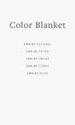 LNX-01 COLOR BLANKET