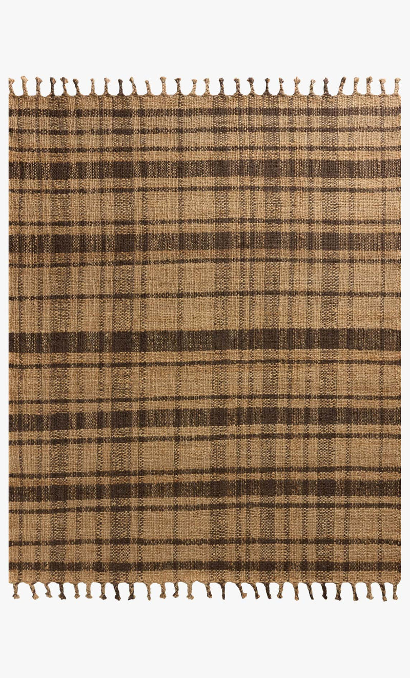 rooo lou キャンバス LOE-03 NATURAL / ESPRESSO | Loloi Rugs