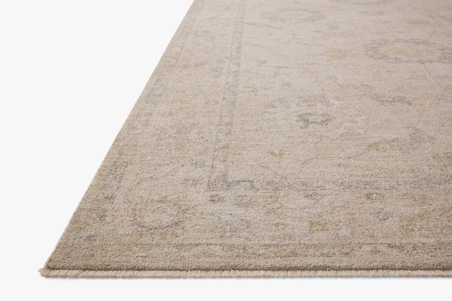 Loi Rug LOI-02 CJ OATMEAL / SLATE & Loloi Rugs