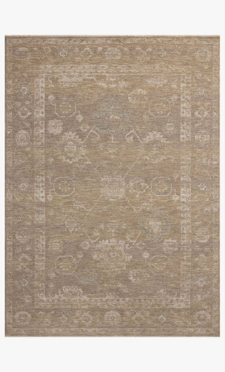Loi Rug LOI-04 CJ TAUPE / GOLD & Loloi Rugs