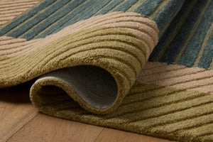 MDX-01 GREEN / MULTI | Loloi Rugs
