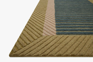 MDX-01 GREEN / MULTI | Loloi Rugs
