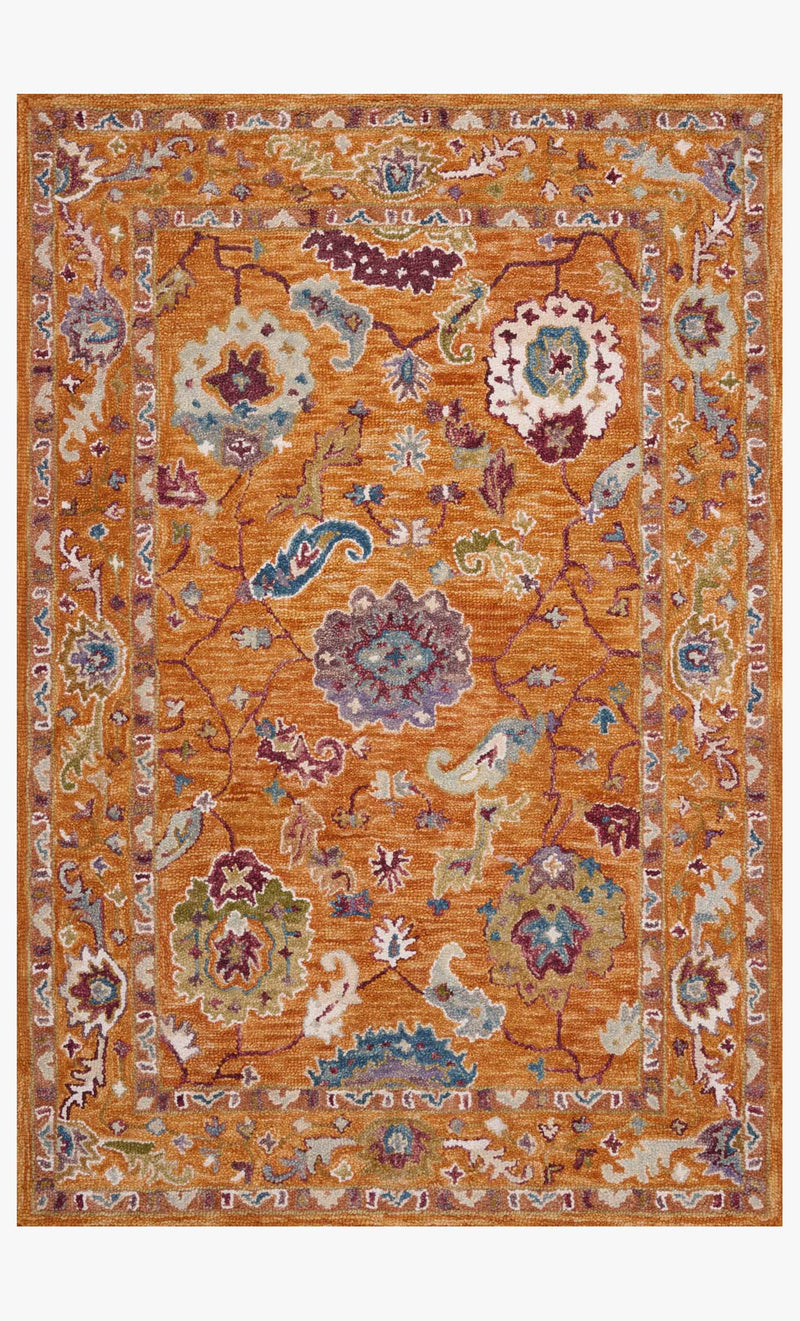 PMA-01 ORANGE / MULTI | Loloi Rugs