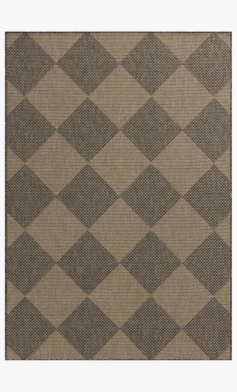 PERMANENT VACATION パーマネントバケーション　ローリークー PRC-04 CJ GRAPHITE / SAND | Loloi Rugs