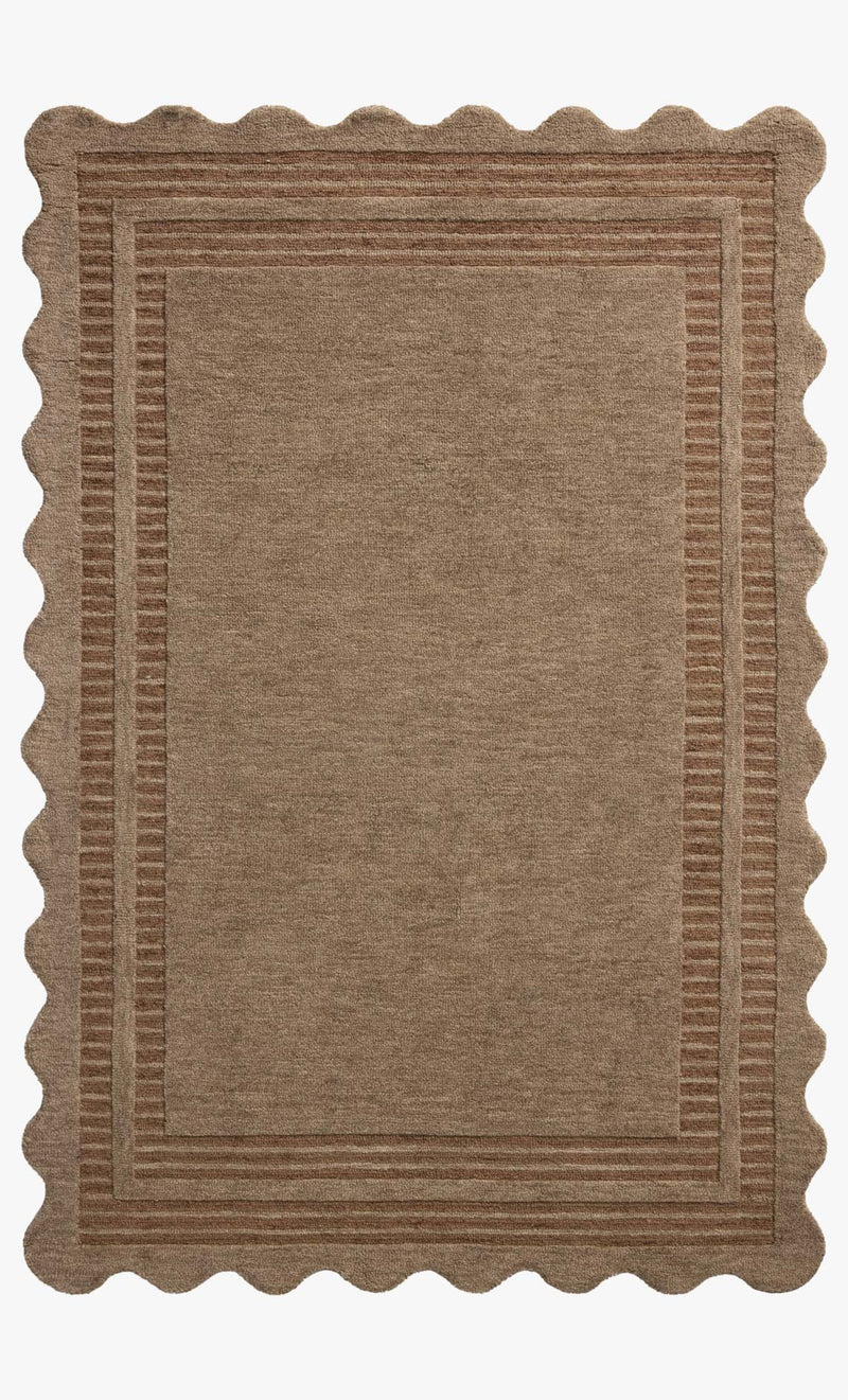 SCO-01 CJ MOCHA / CLAY | Loloi Rugs