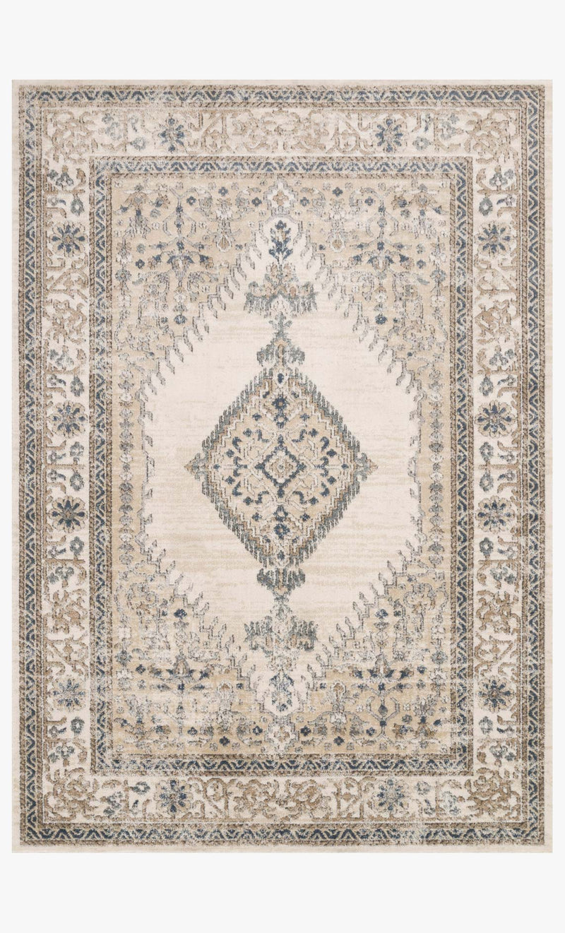 TEA-02 OATMEAL / IVORY | Loloi Rugs