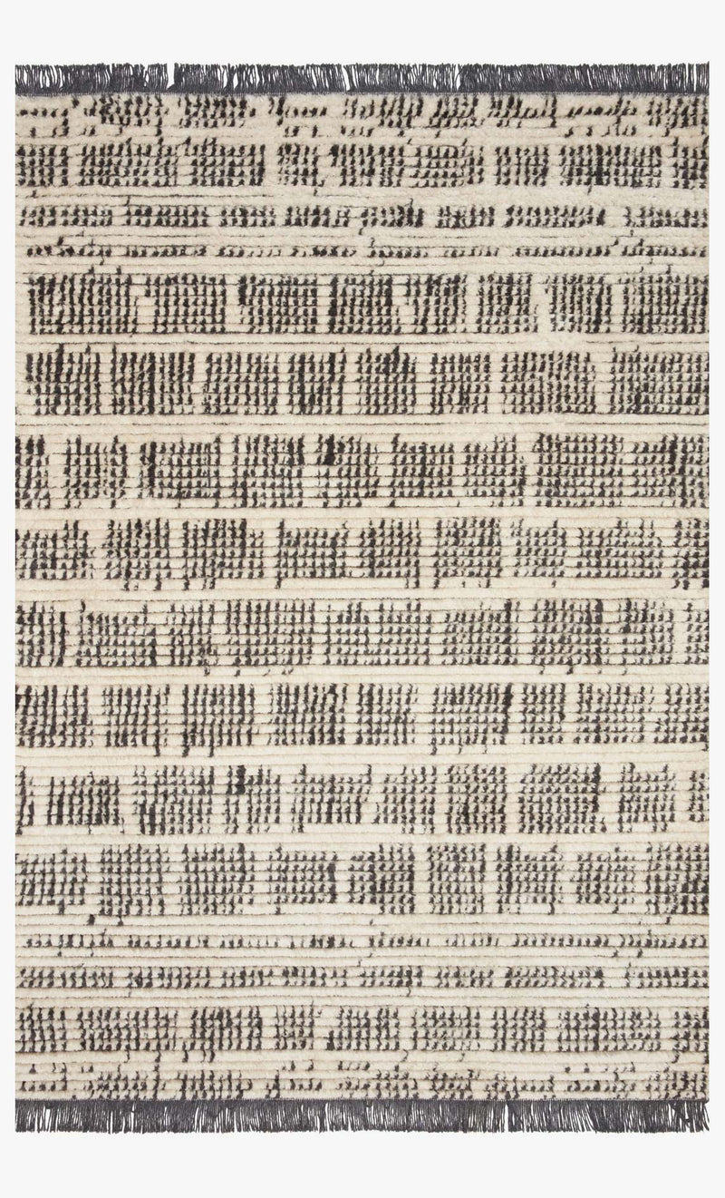 ALI-02 CJ CREAM / CHARCOAL | Loloi Rugs