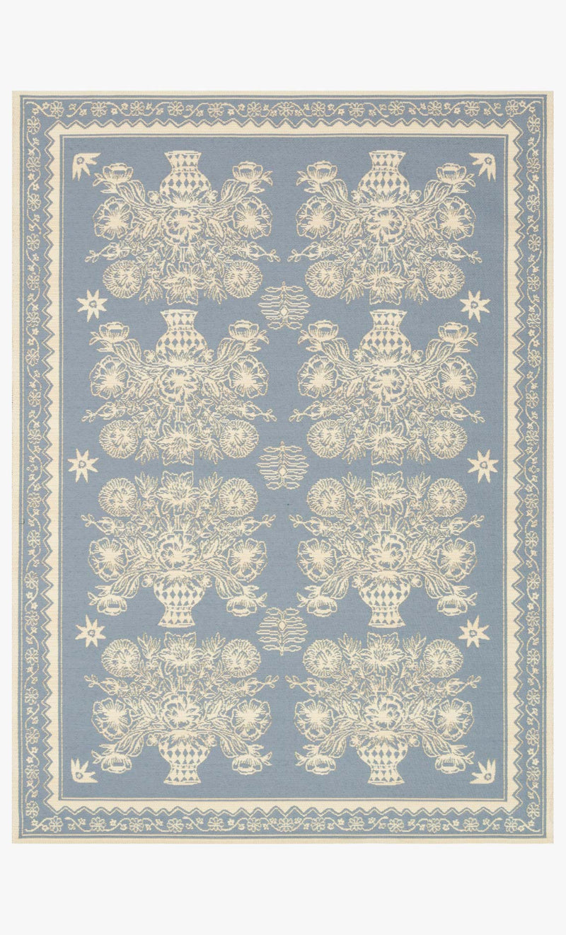 AME-01 RP VASE DUSTY BLUE | Loloi Rugs
