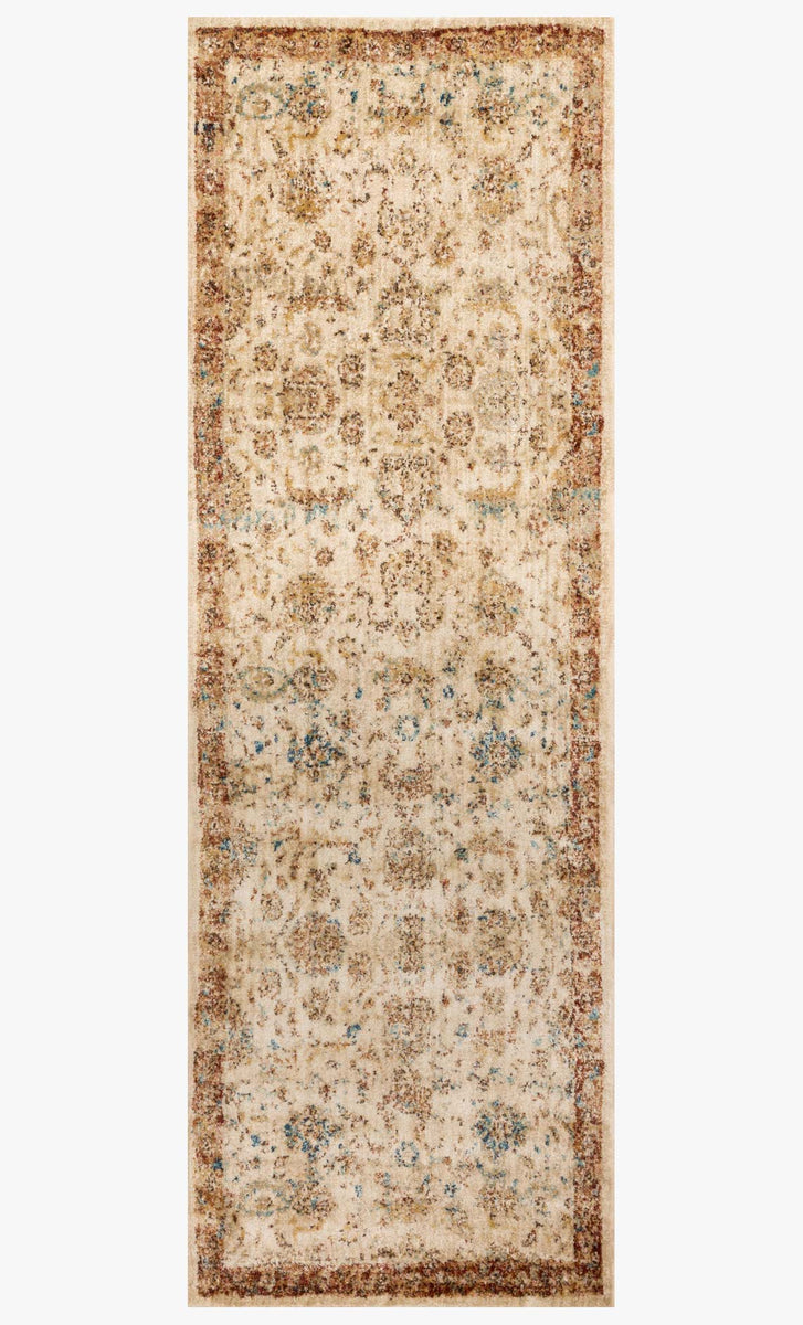AF-04 ANT. IVORY / RUST & Loloi Rugs