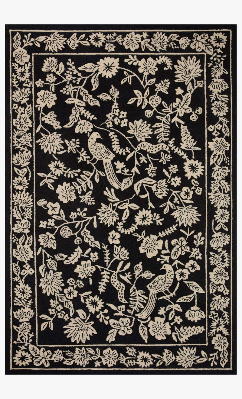 ARB-01 AVIARY RP BLACK | Loloi Rugs