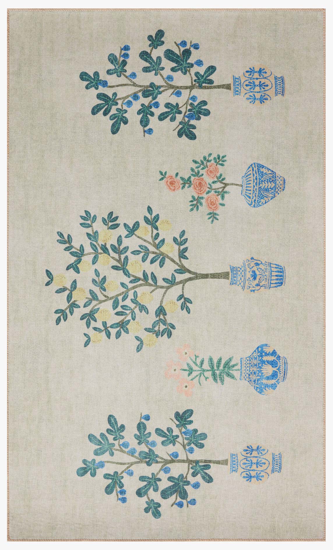 ATE-01 RP TOPIARY IVORY & Loloi Rugs